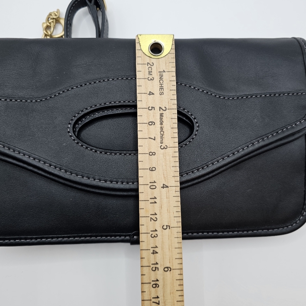 Coach Foldover Cut Out Clutch Crossbody, Style CA359 - Picture 5 of 15